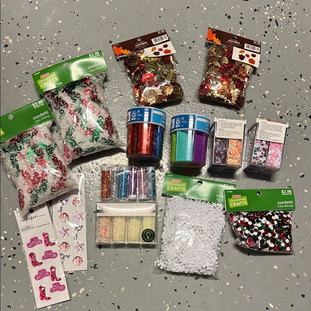 Holiday Glitter and Confetti Bundle
